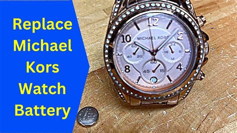 Battery Replacement Michael Kors Watch 